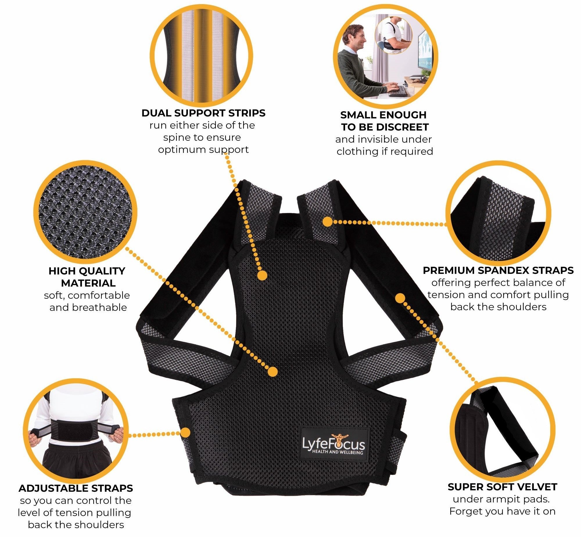 Posture corrector under clothes shop