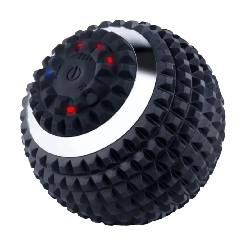 LyfeFocus spiky massage ball with drawstring carry bag